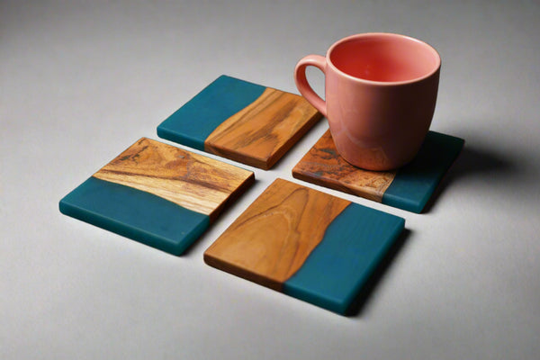 Wood Resin coaster