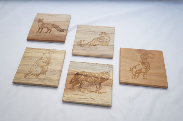 Animal Engraved Coaster