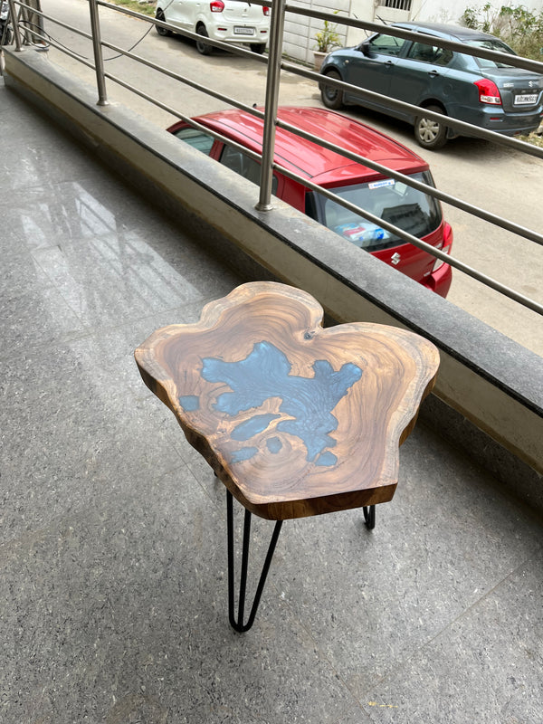 Ocean Design Epoxy Resin Dinning Table – A Coastal Masterpiece